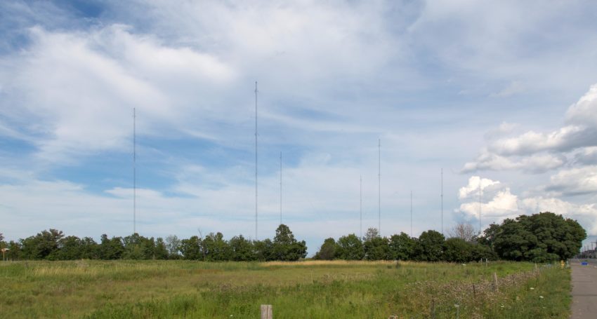 Radio broadcast towers