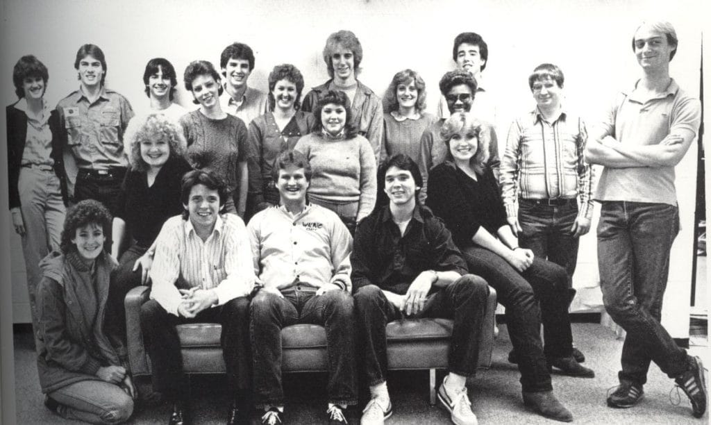 WKNC Staff Photo - 1984