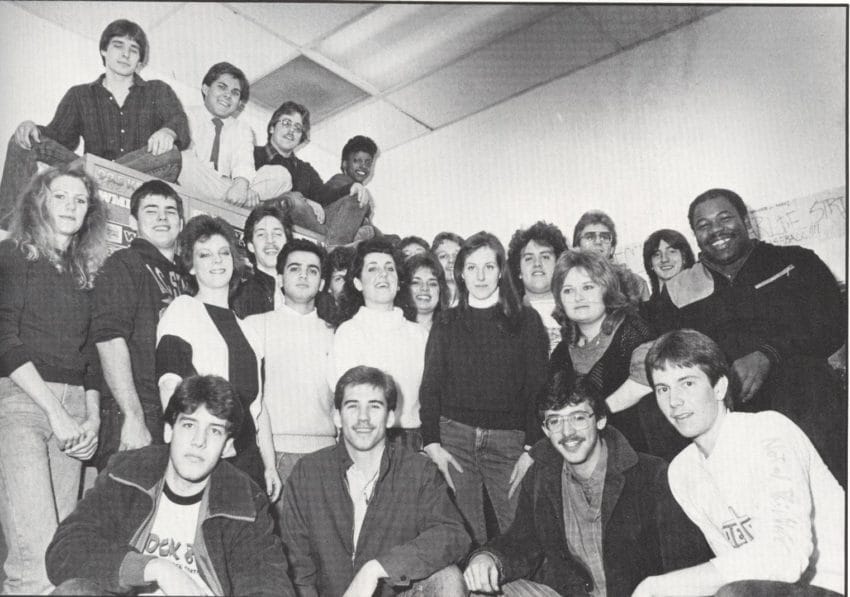 WKNC Staff Photo - 1985