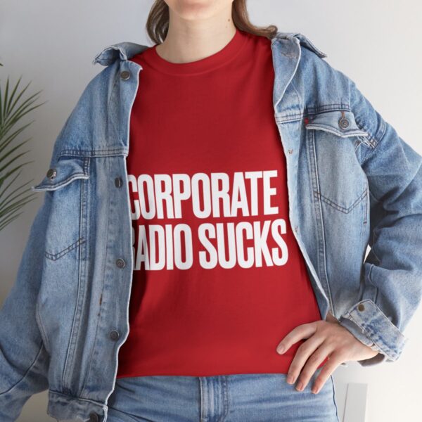 Corporate Radio Sucks Tee - Image 9